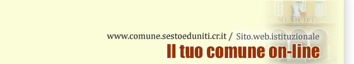www.comune.sestoeduniti.cr.it - Sito web istituzionale